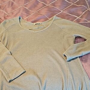 💚 sea foam waffle top